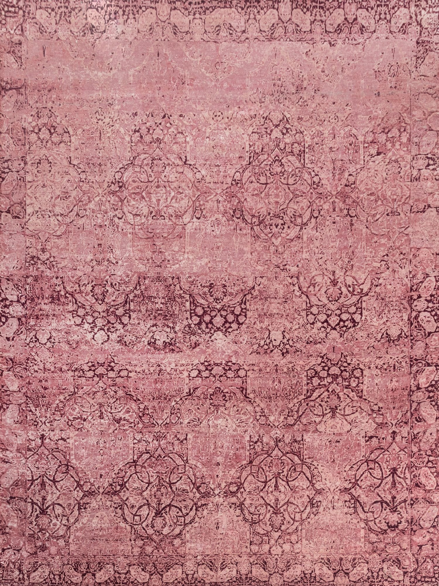 Erased Motasham Handwoven Transitional Rug