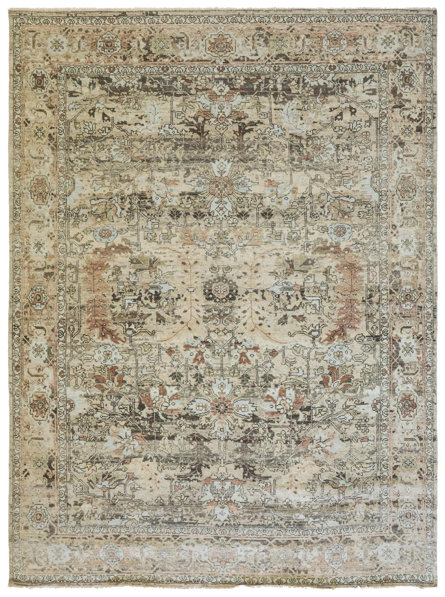Textile Rugs Eraesd Erased Serapi Handwoven Transitional Rug | Landry & Arcari – Landry ...