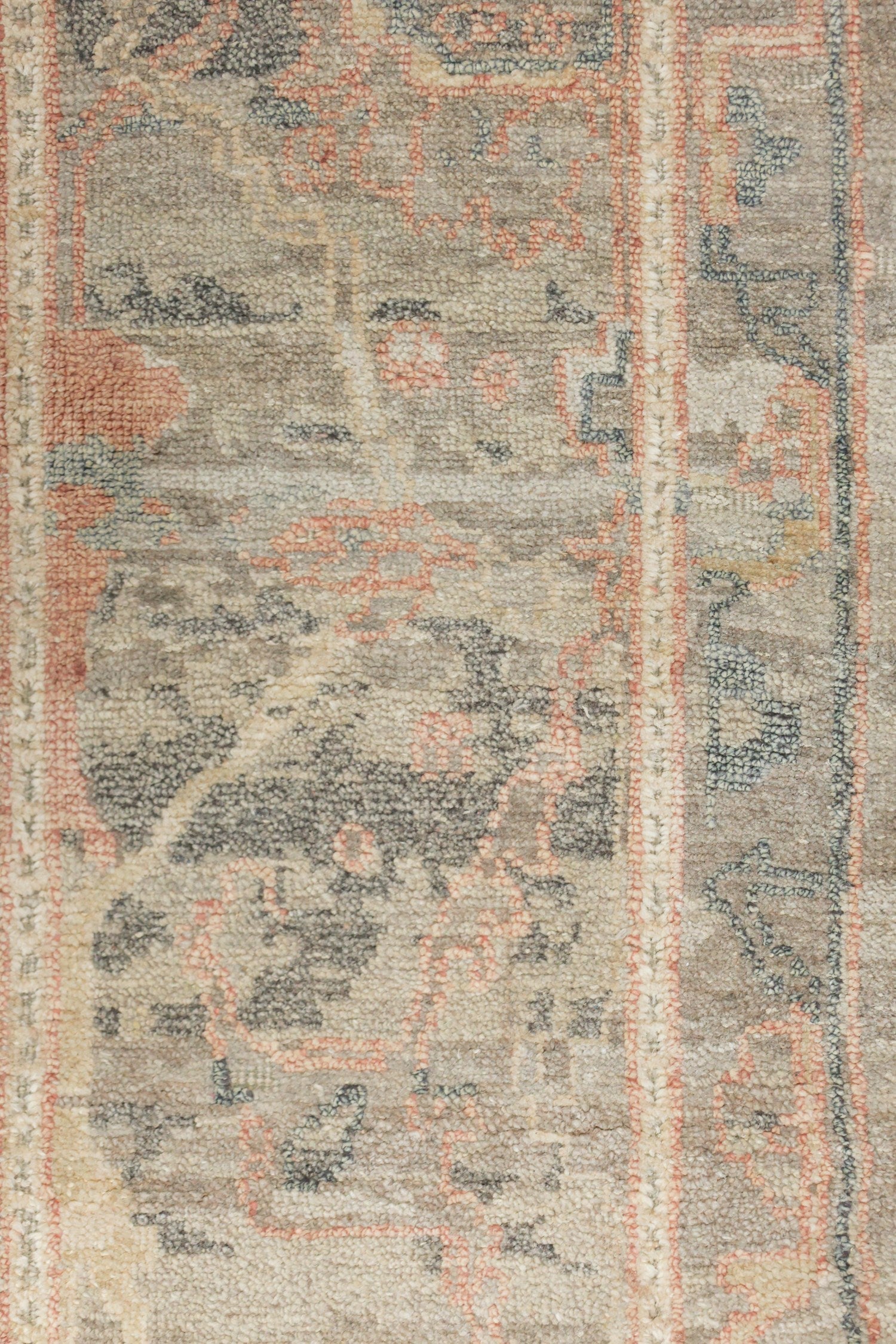 Erased Tabriz Handwoven Transitional Rug, J72037