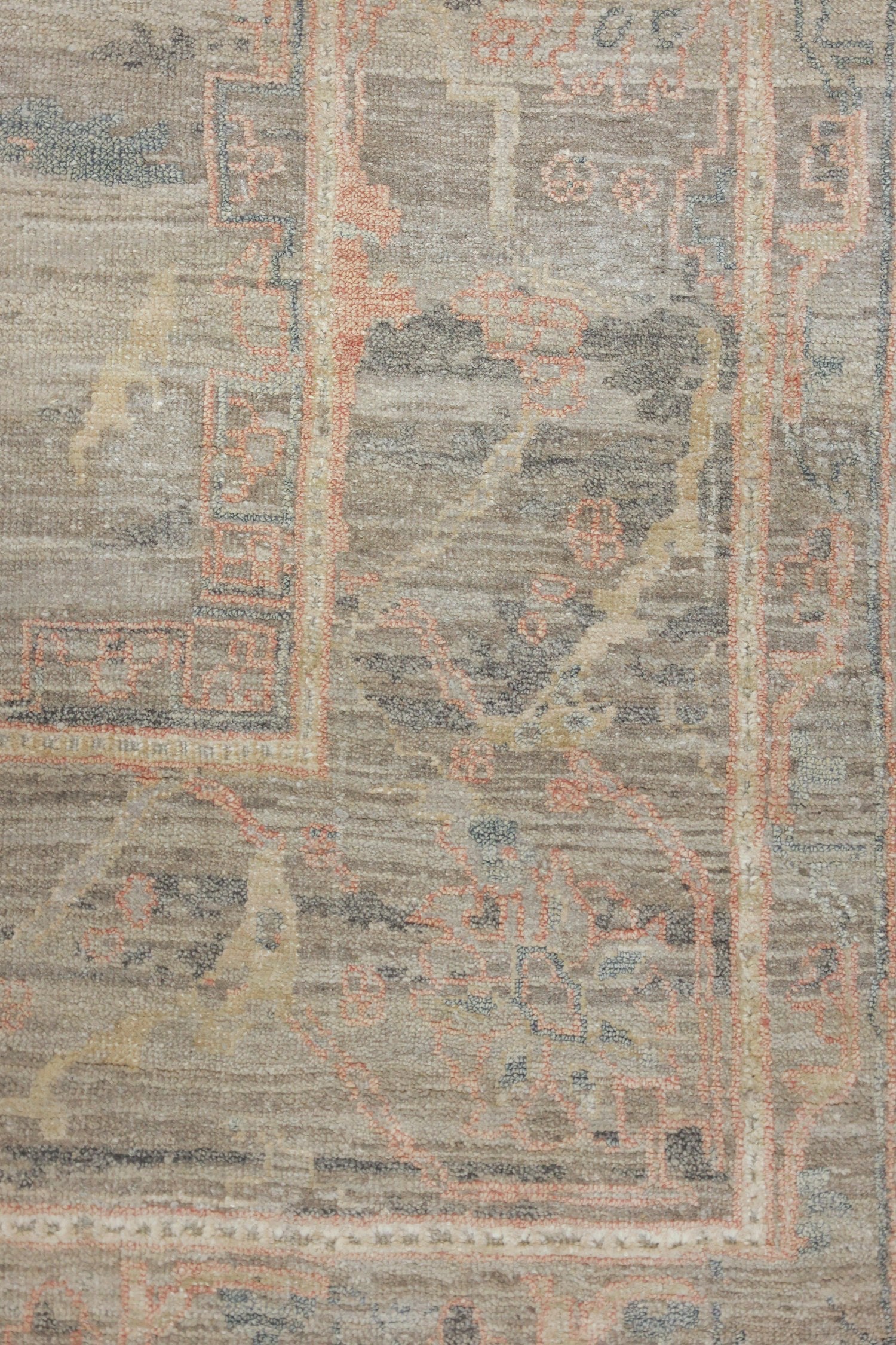 Erased Tabriz Handwoven Transitional Rug, J72037