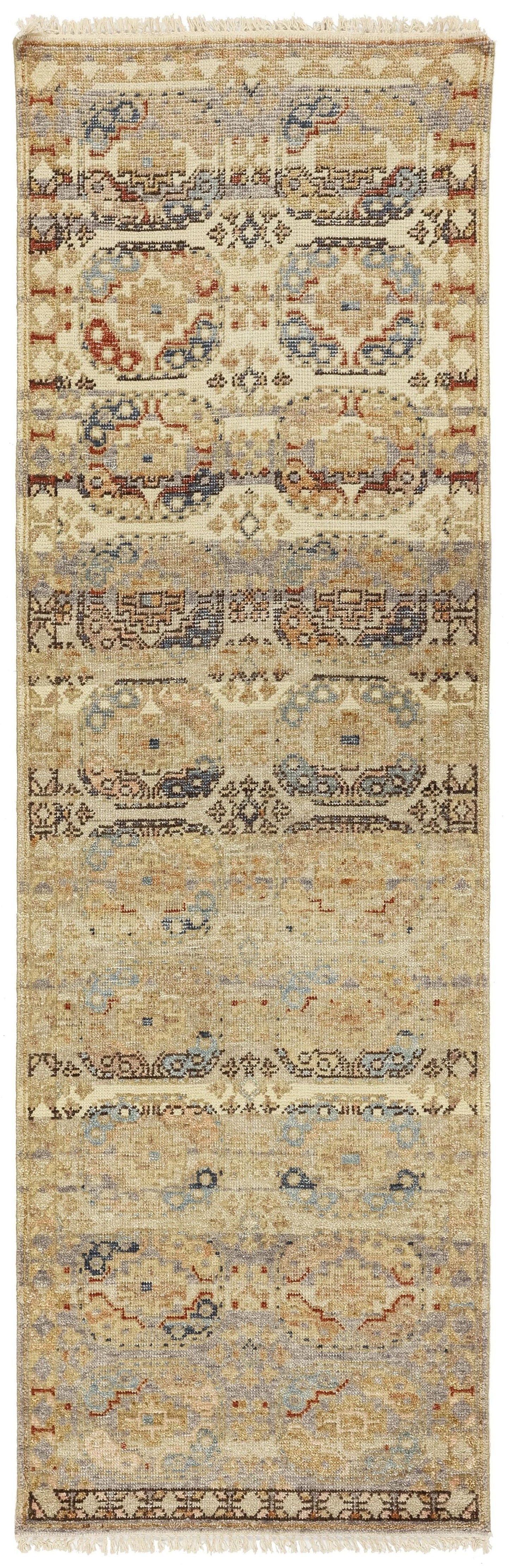 Ersari Gul Handwoven Transitional Rug