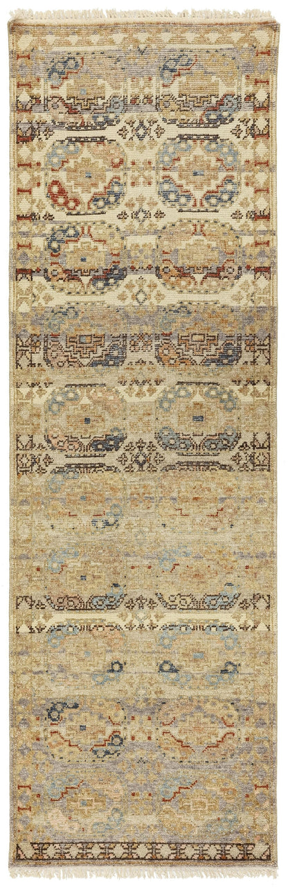 Ersari Gul Handwoven Transitional Rug