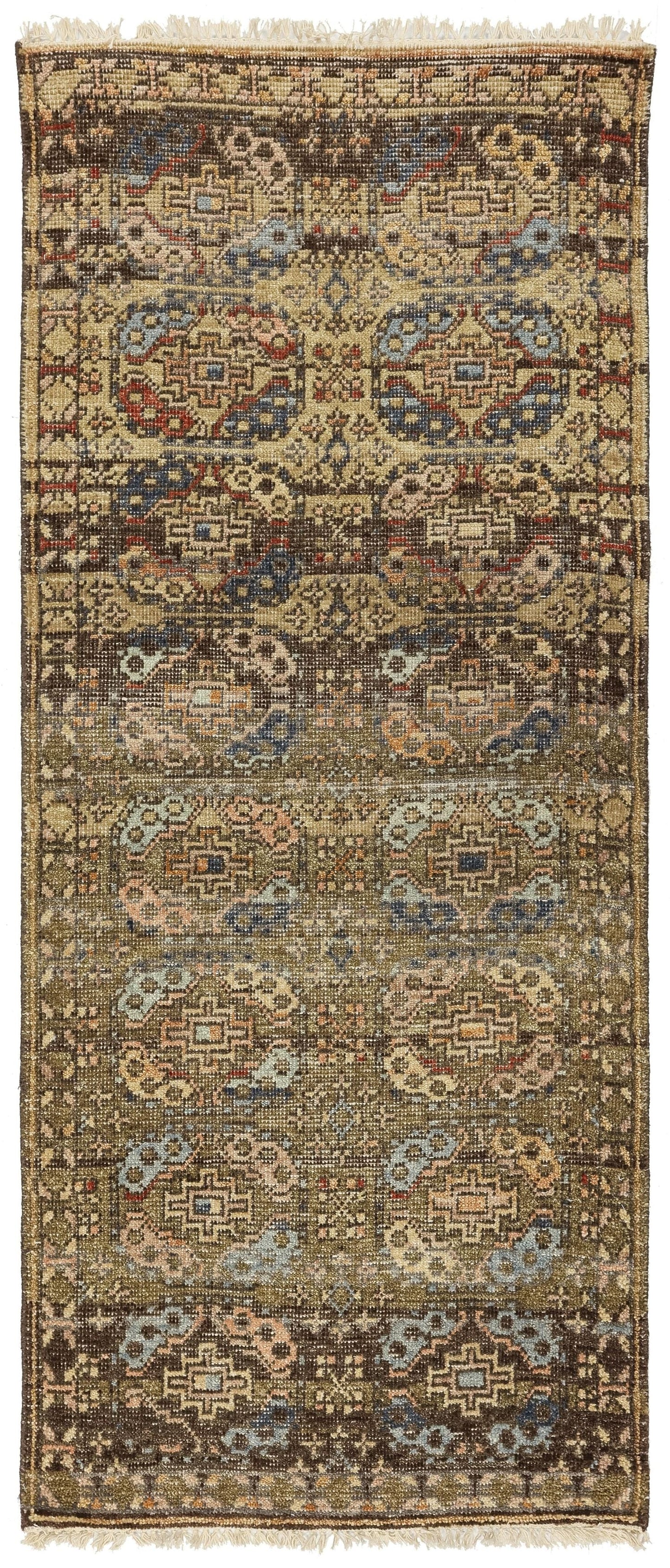 Ersari Gul Handwoven Transitional Rug