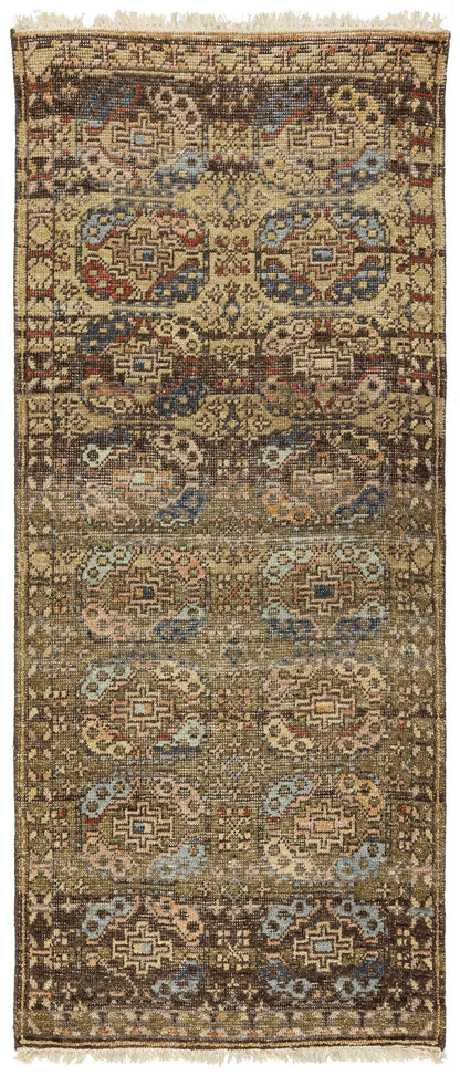 Ersari Gul Handwoven Transitional Rug