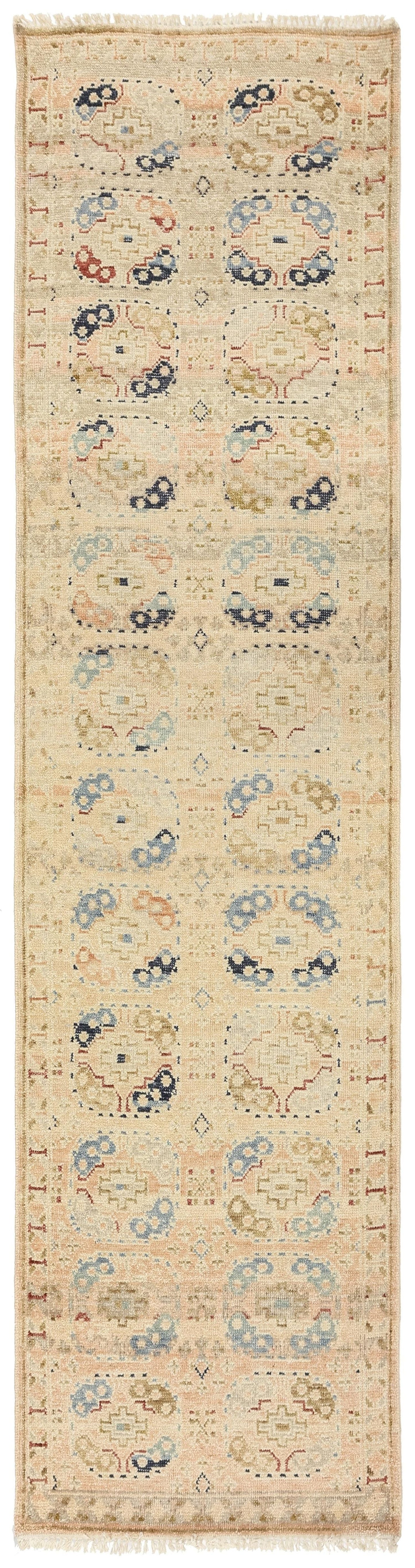 Ersari Gul Handwoven Transitional Rug