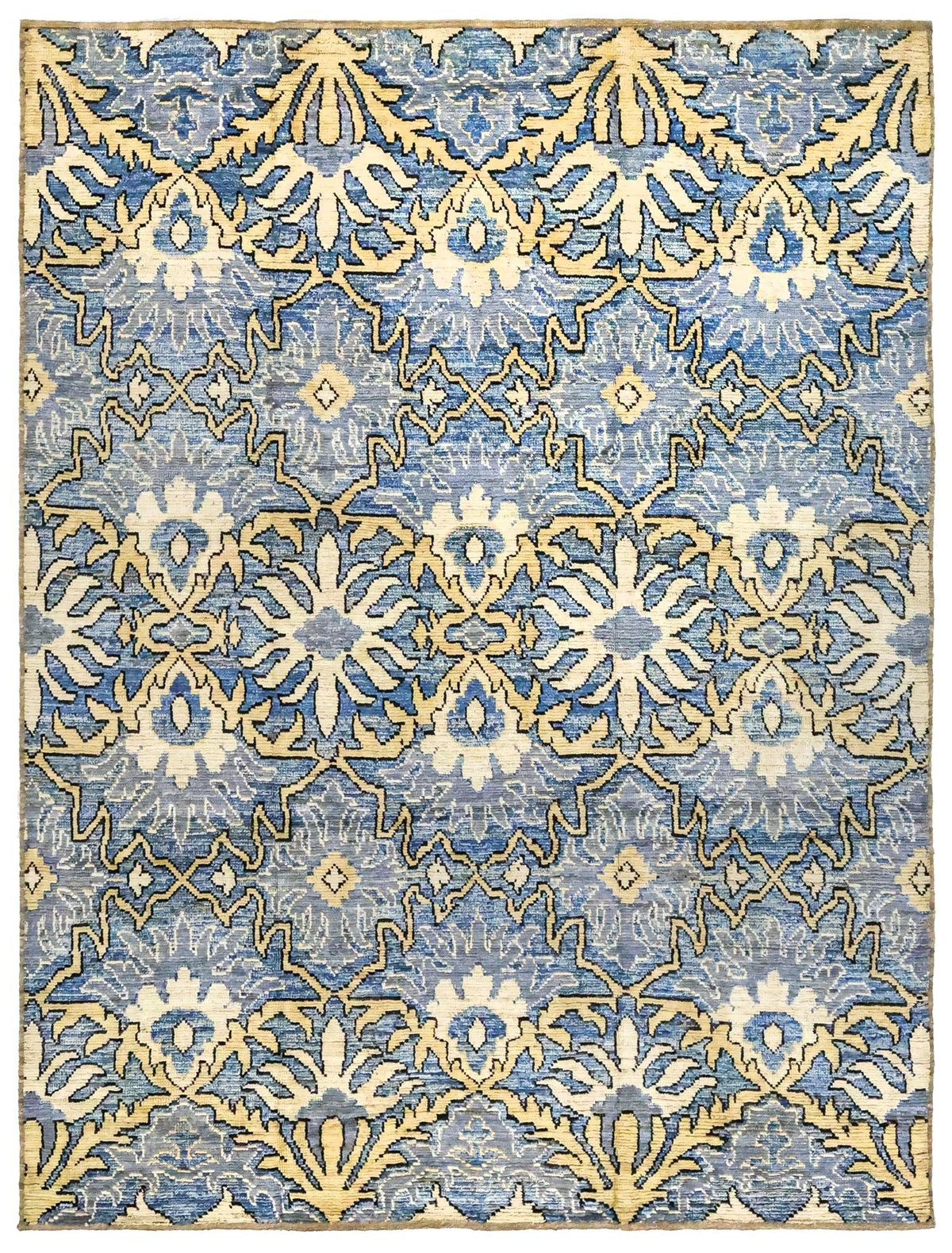European Handwoven Transitional Rug