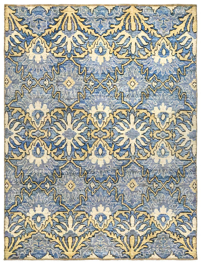 European Handwoven Transitional Rug