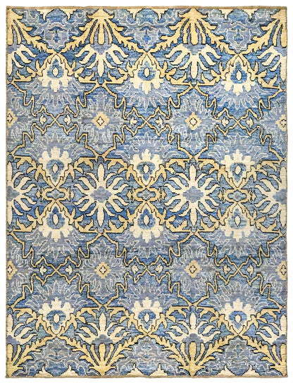 European Handwoven Transitional Rug