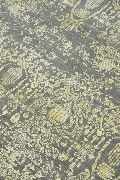 Fabric Handwoven Transitional Rug, J70317