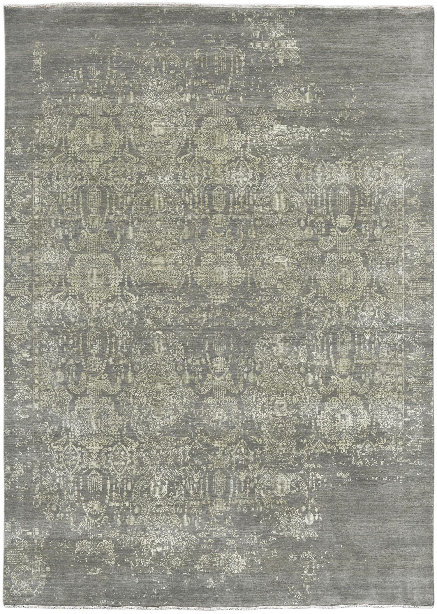 Fabric Handwoven Transitional Rug