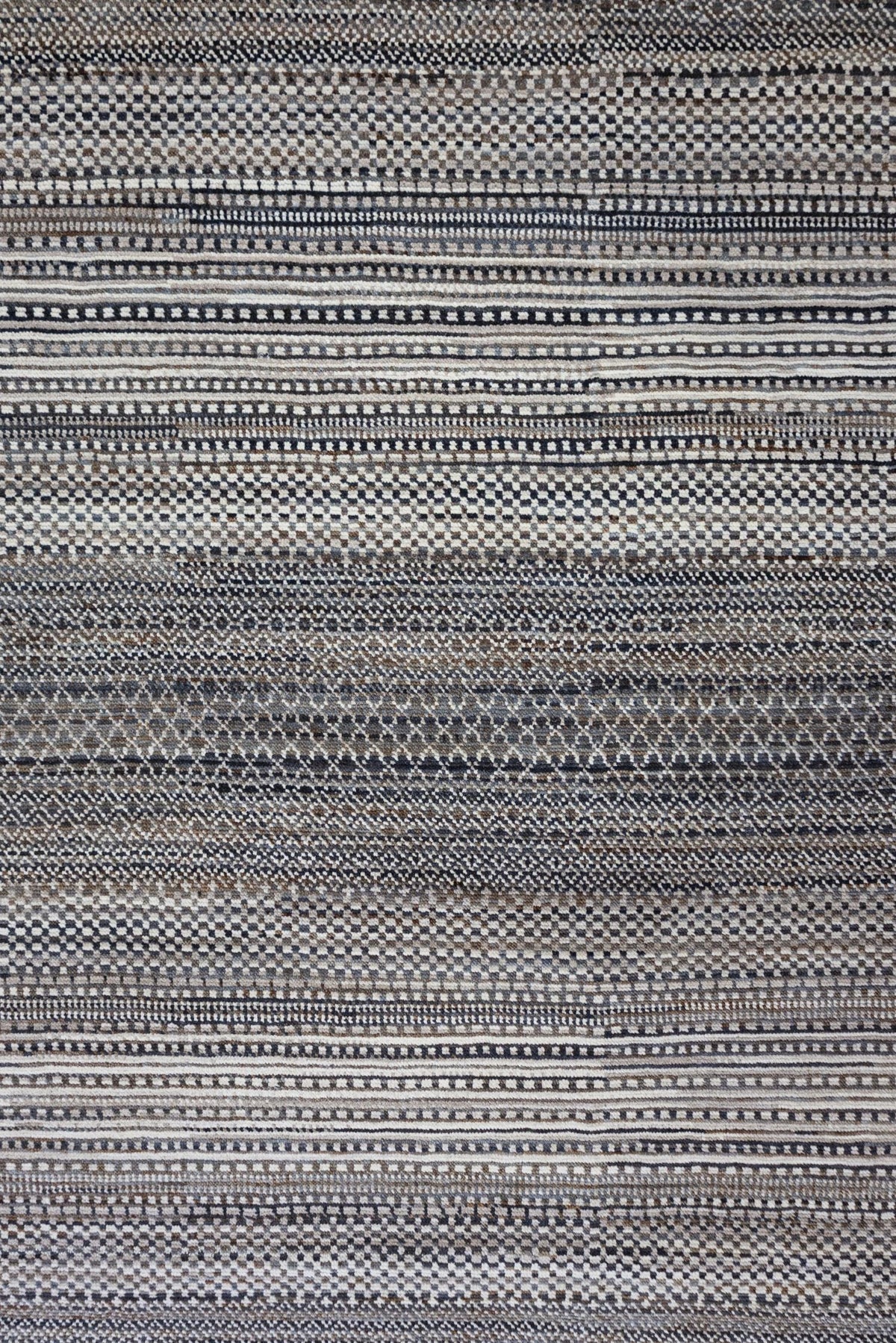 Fairisle Handwoven Transitional Rug, J87012