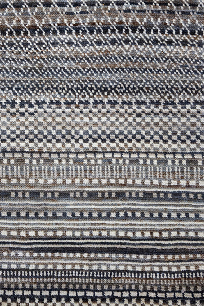 Fairisle Handwoven Transitional Rug, J87012