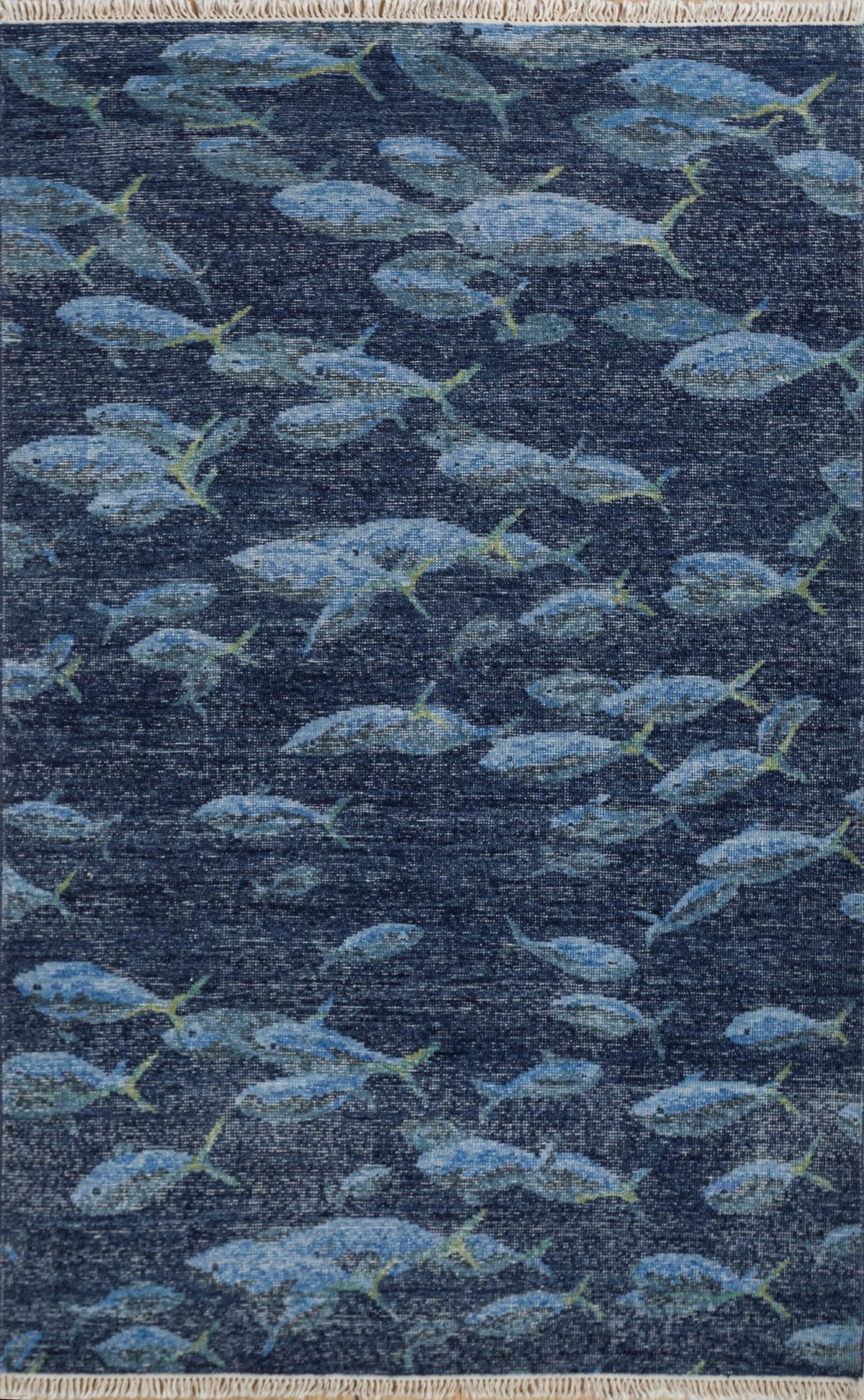 Fish School Handwoven Transitional Rug