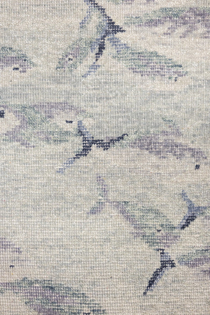 Fish School Handwoven Transitional Rug, J87612