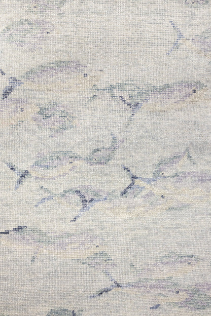 Fish School Handwoven Transitional Rug, J87621