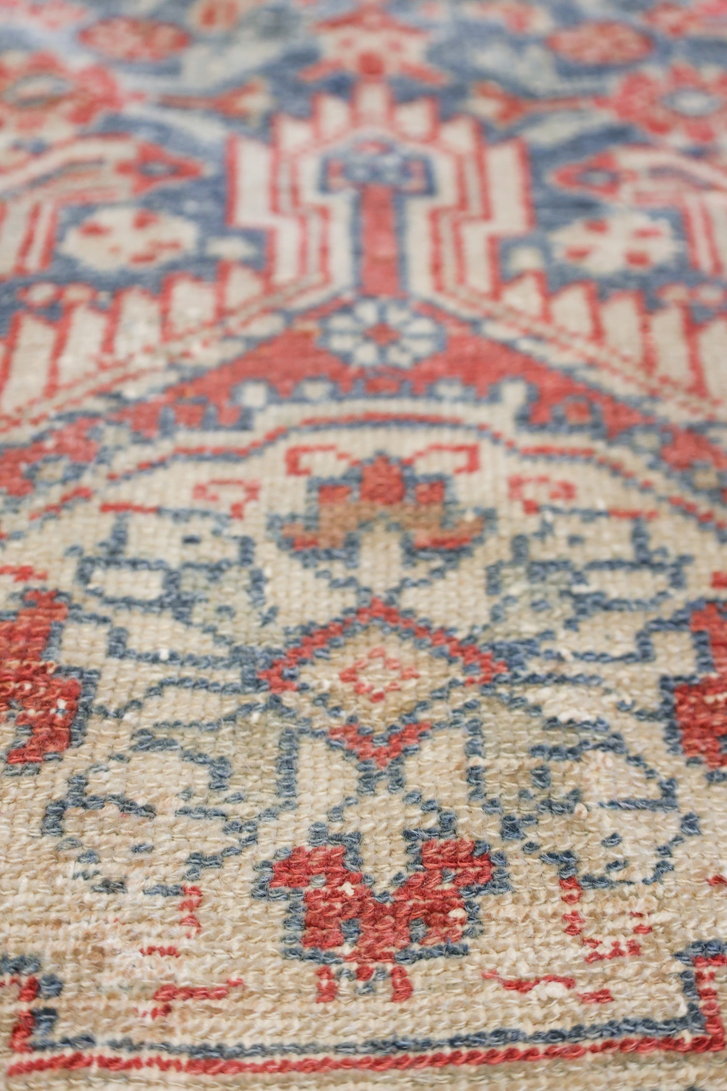 Vintage Hamadan Handwoven Transitional Rug, J73386