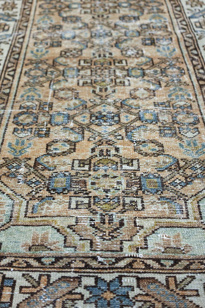 Vintage Hamadan Handwoven Transitional Rug, J75840