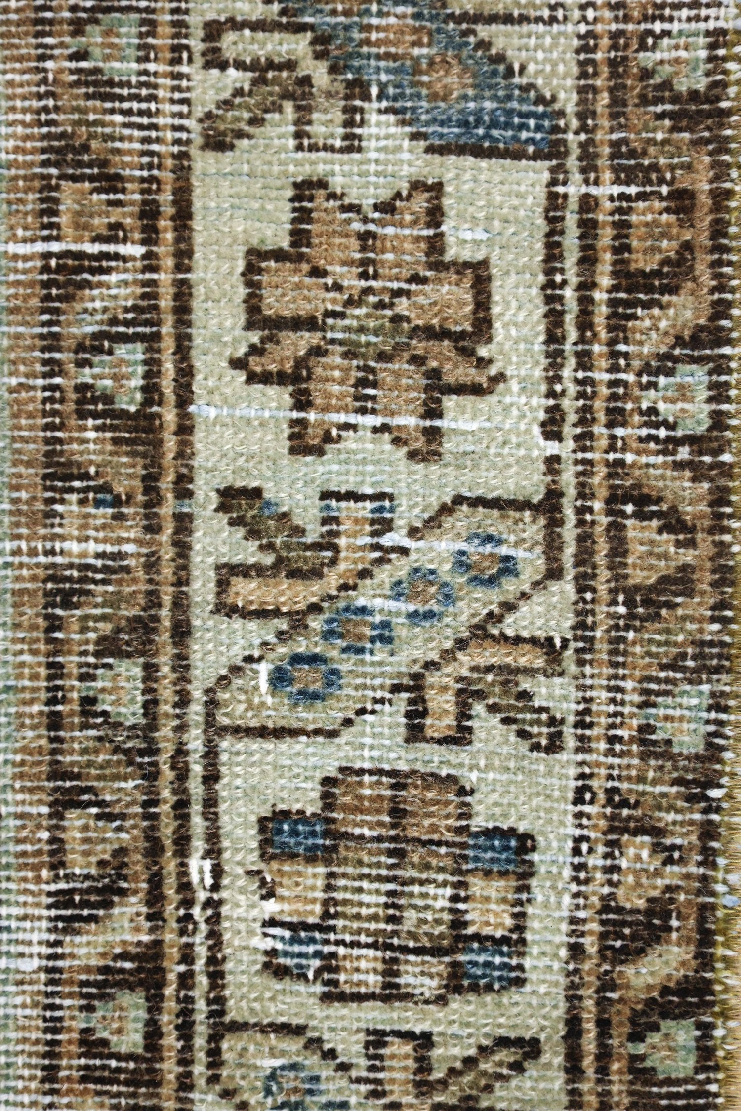 Vintage Hamadan Handwoven Transitional Rug, J75840