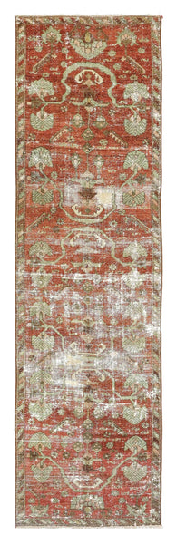 Vintage Hamadan Handwoven Transitional Rug
