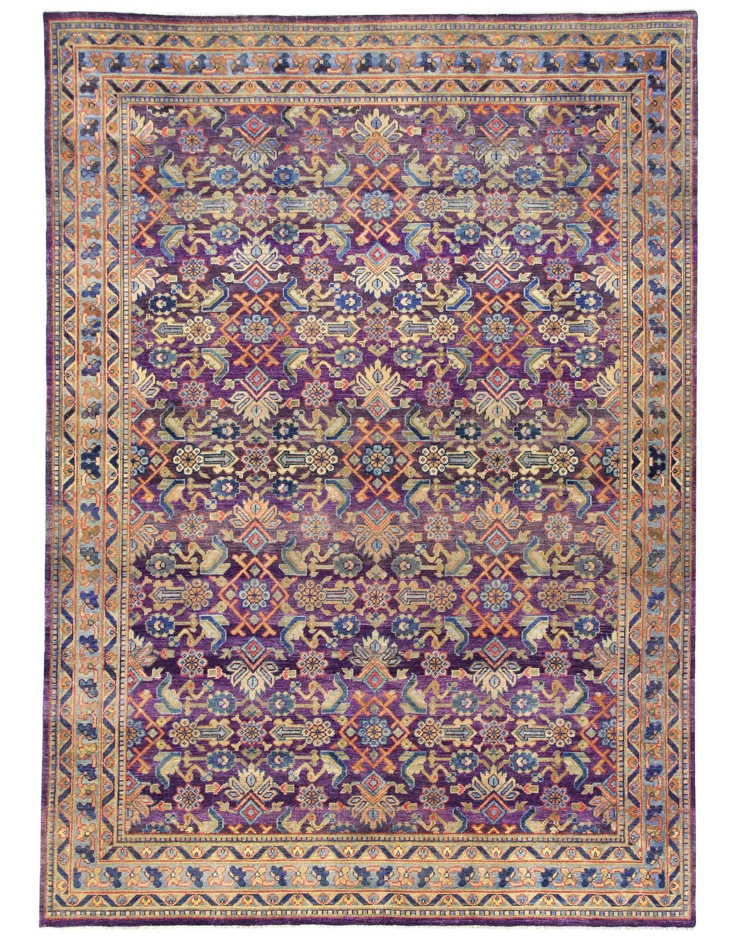 Herati Handwoven Transitional Rug