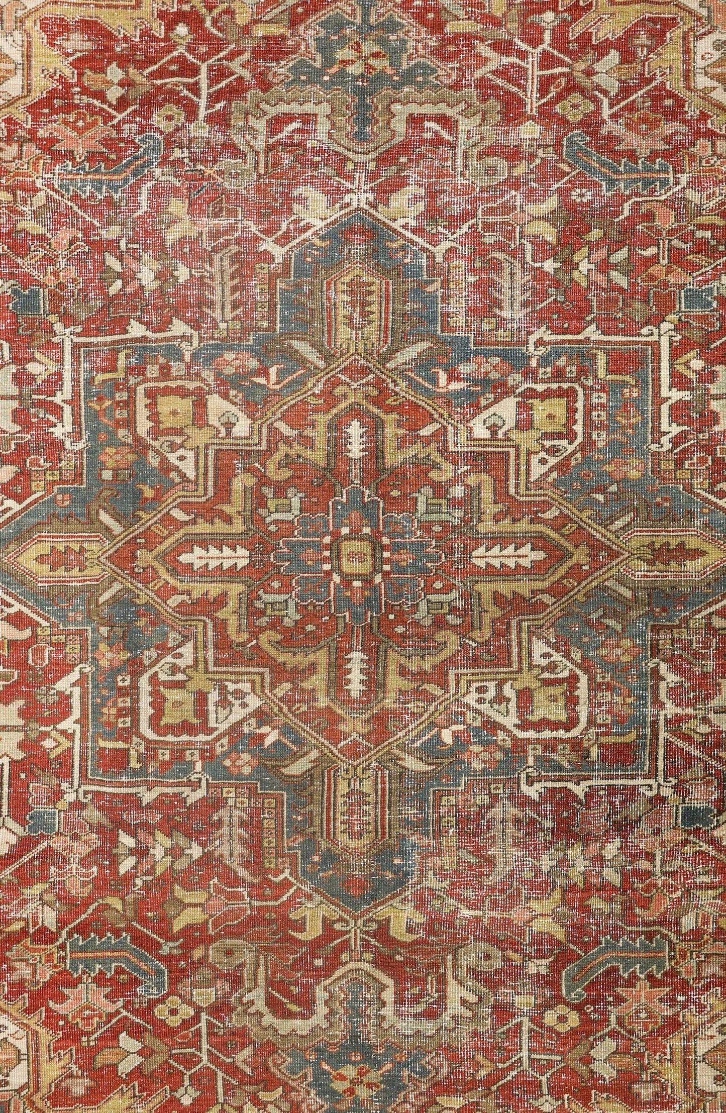Vintage Heriz Handwoven Transitional Rug, J70624