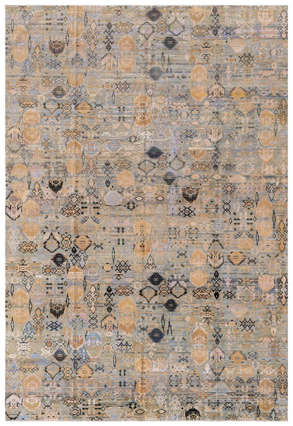 Ikat Handwoven Transitional Rug