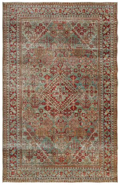 Vintage Joshaqan Handwoven Transitional Rug