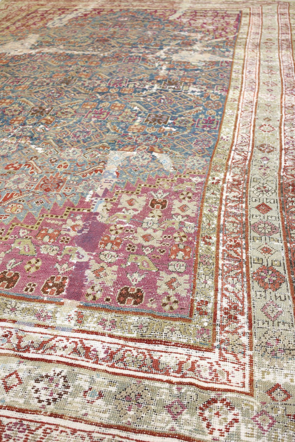 Vintage Karabagh Handwoven Transitional Rug, J75800