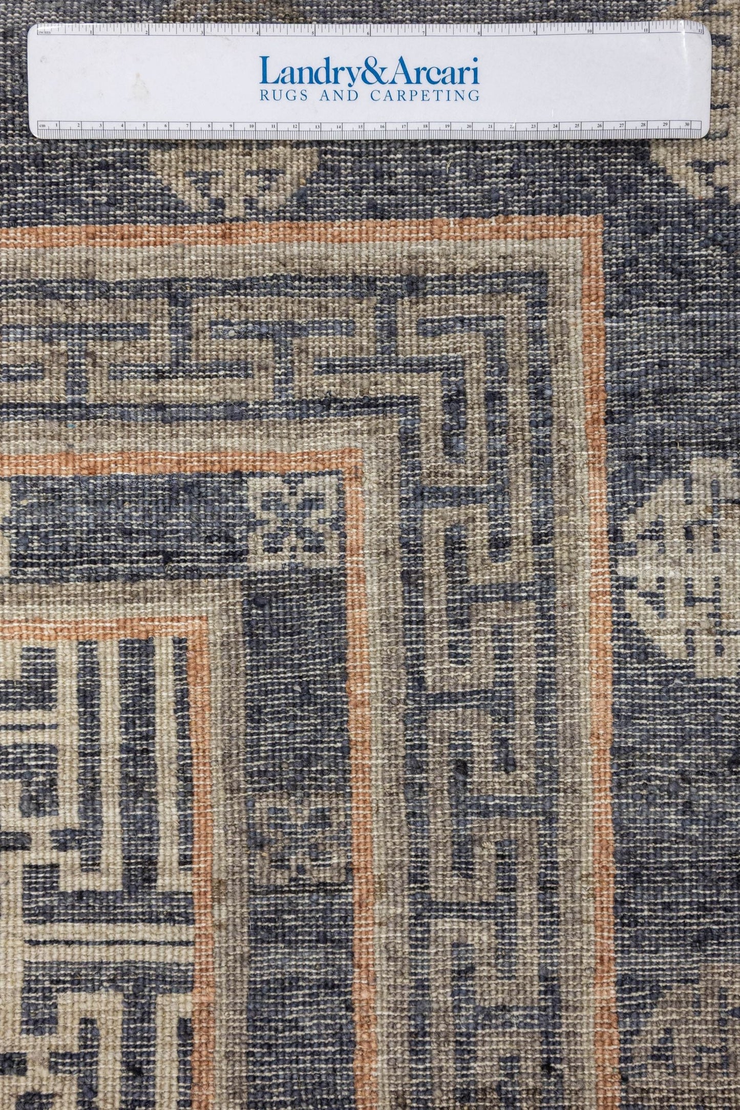 Khotan Fret Handwoven Transitional Rug, J86744