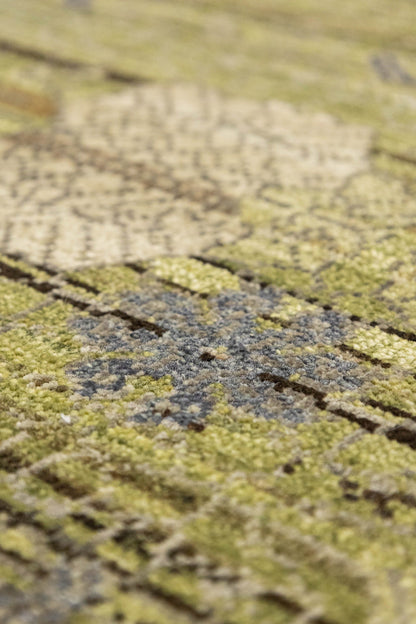 Khotan Pom Handwoven Transitional Rug, J86743