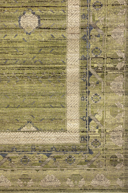 Khotan Pom Handwoven Transitional Rug, J86743