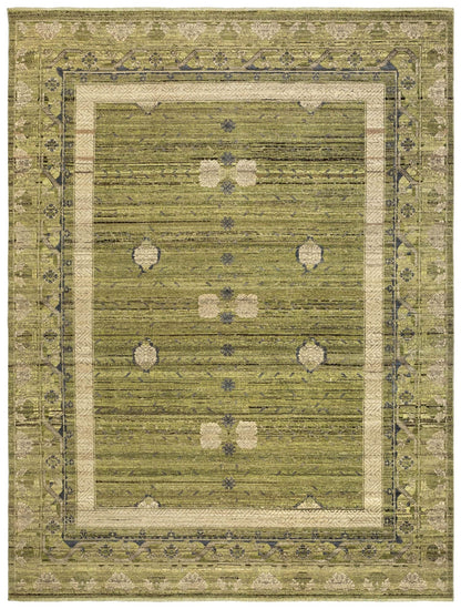 Khotan Pom Handwoven Transitional Rug