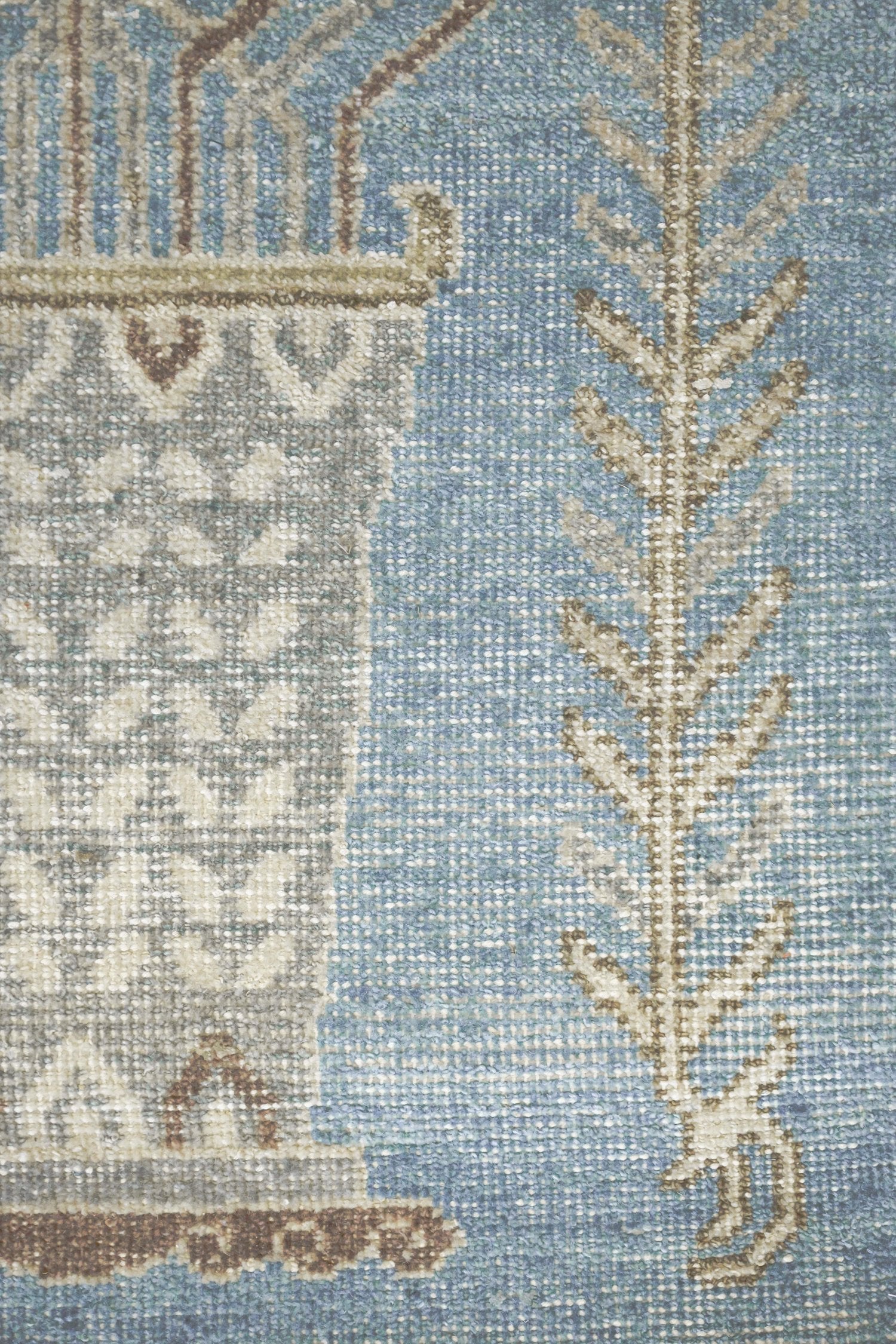 Khotan Vase Handwoven Transitional Rug, J70432