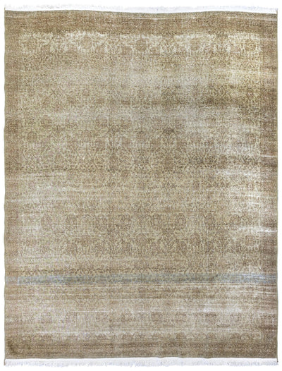Vintage Lavar Kerman Handwoven Transitional Rug
