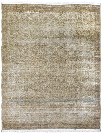 Vintage Lavar Kerman Handwoven Transitional Rug
