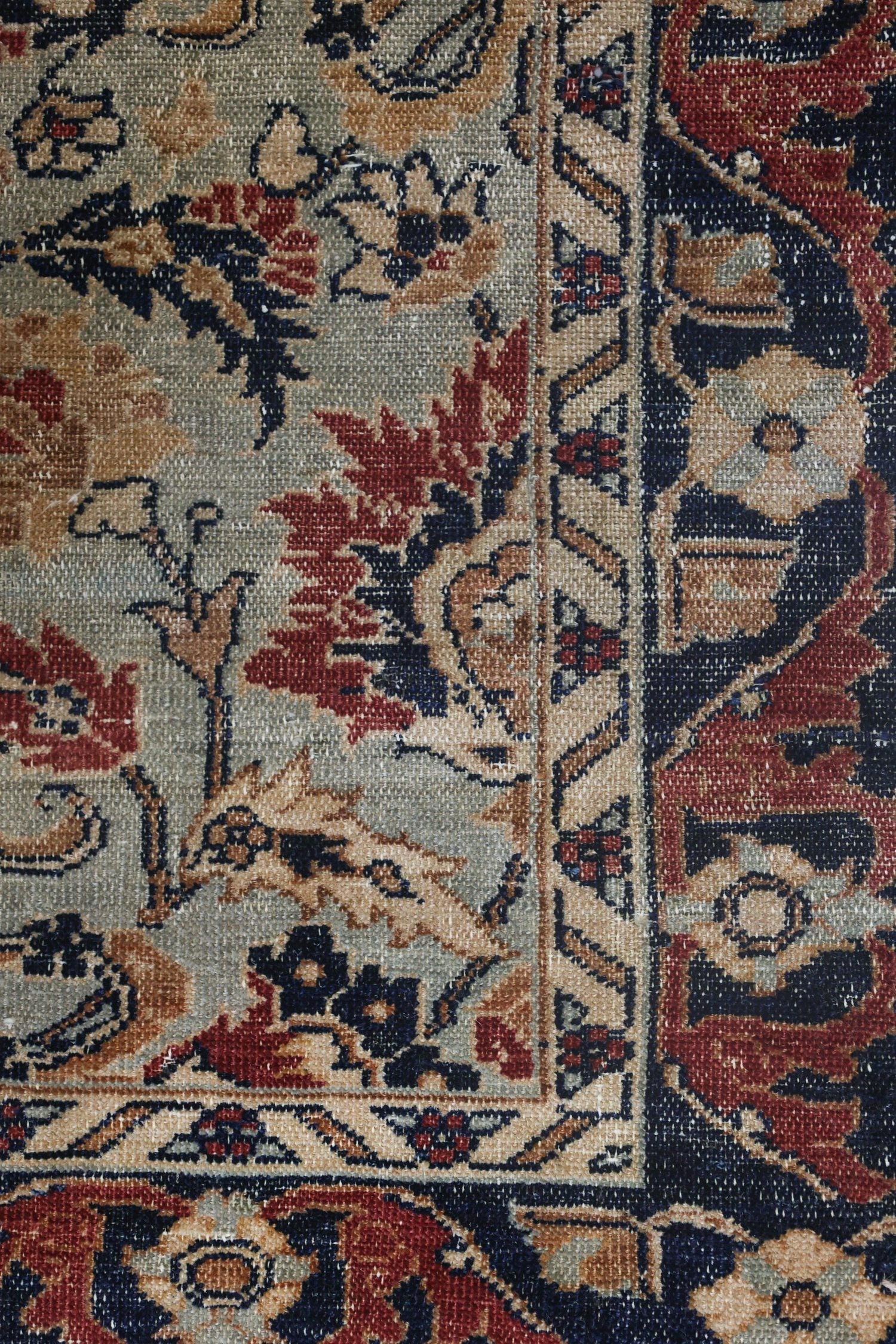 Vintage Lilihan Handwoven Transitional Rug, J73112