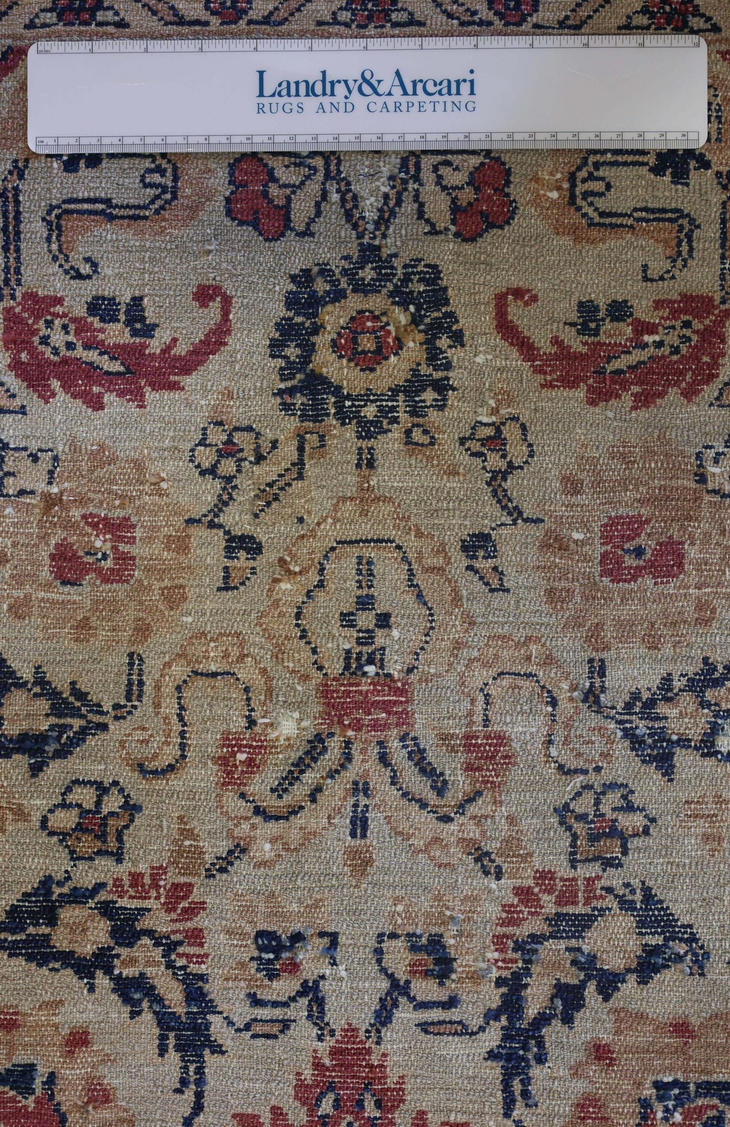 Vintage Lilihan Handwoven Transitional Rug, J73112