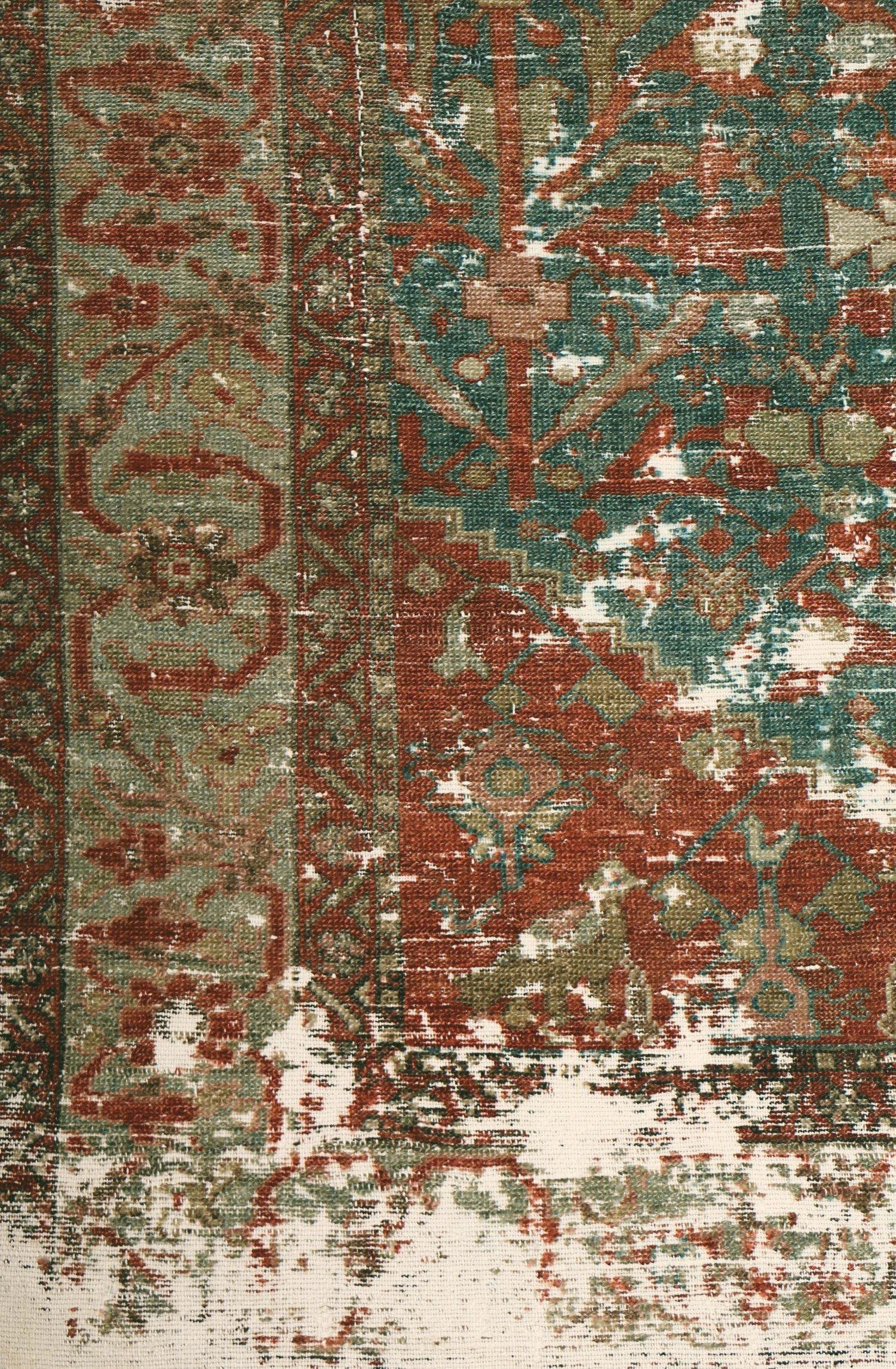 Vintage Malayer Handwoven Transitional Rug, J68318