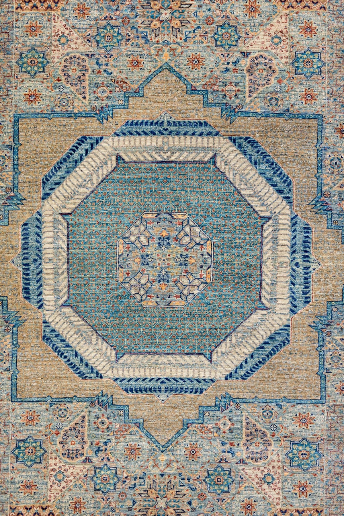 Mamluk Handwoven Transitional Rug, J89227