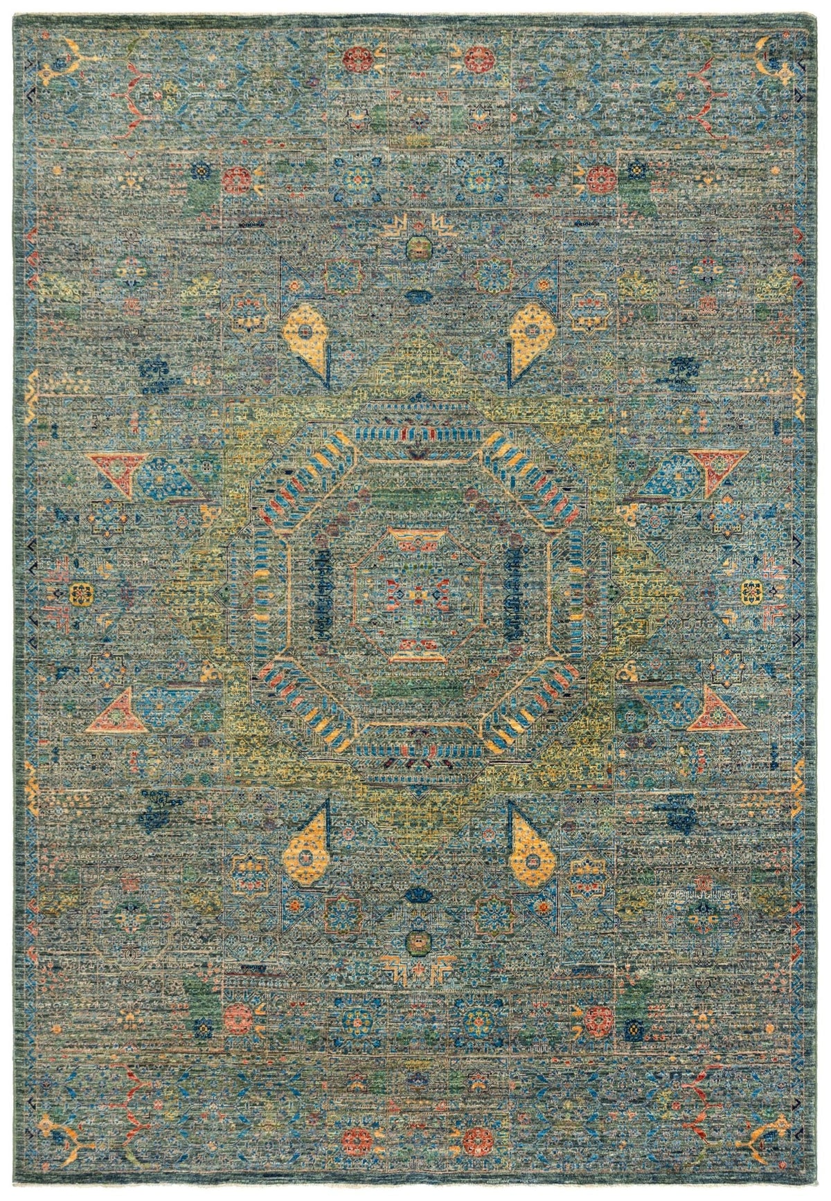 Mamluk Handwoven Transitional Rug