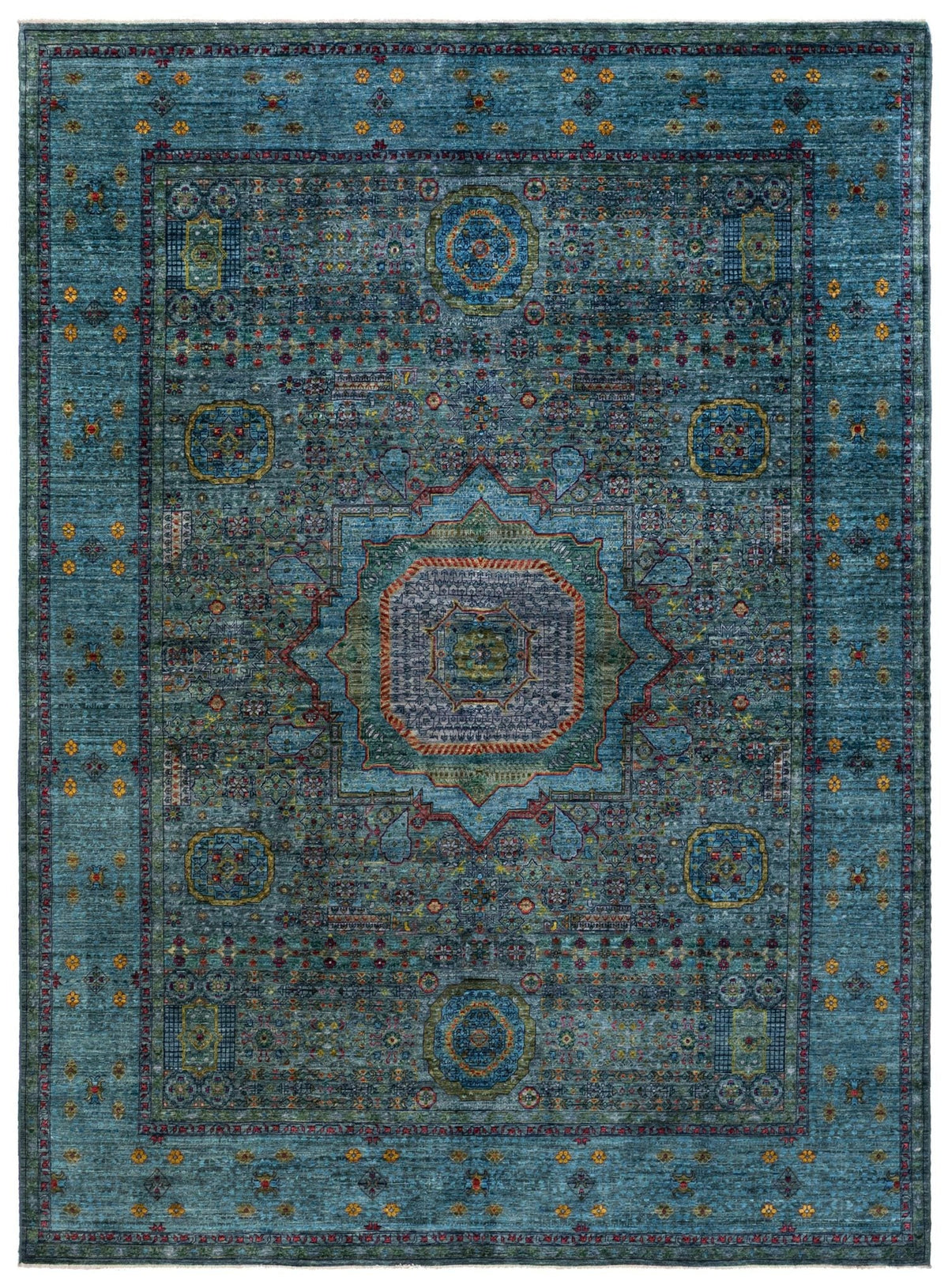 Mamluk Handwoven Transitional Rug