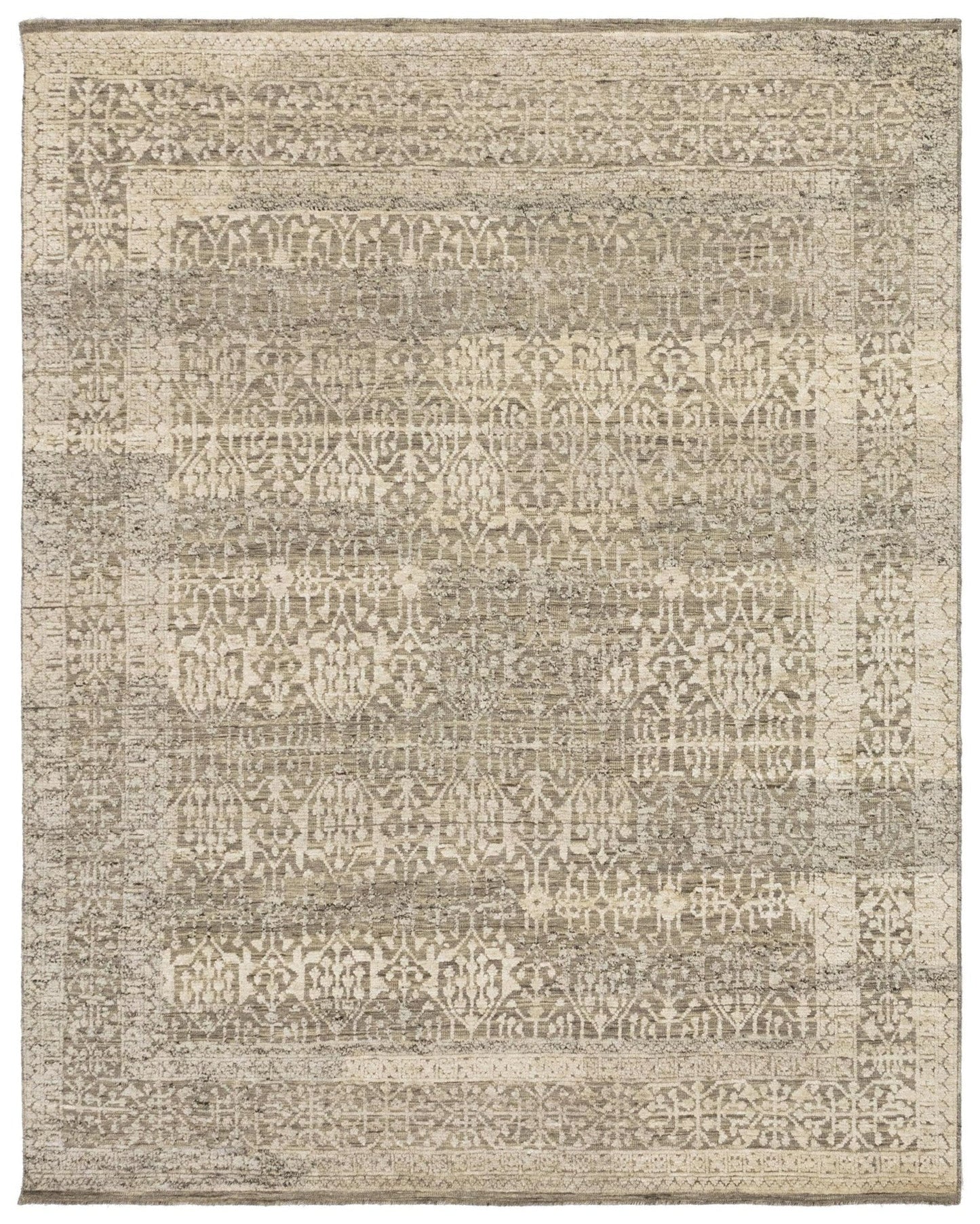 Mamluk High Low Handwoven Transitional Rug
