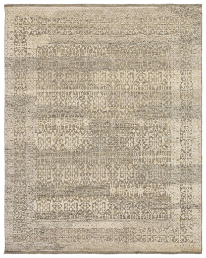 Mamluk High Low Handwoven Transitional Rug