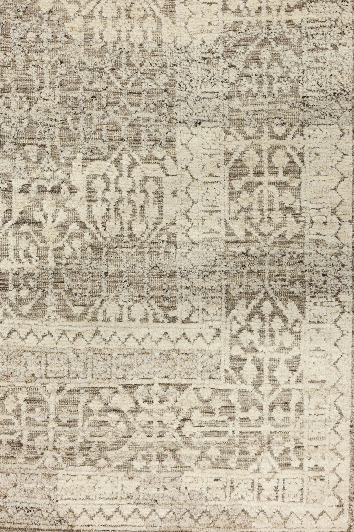 Mamluk High Low Handwoven Transitional Rug, J80826
