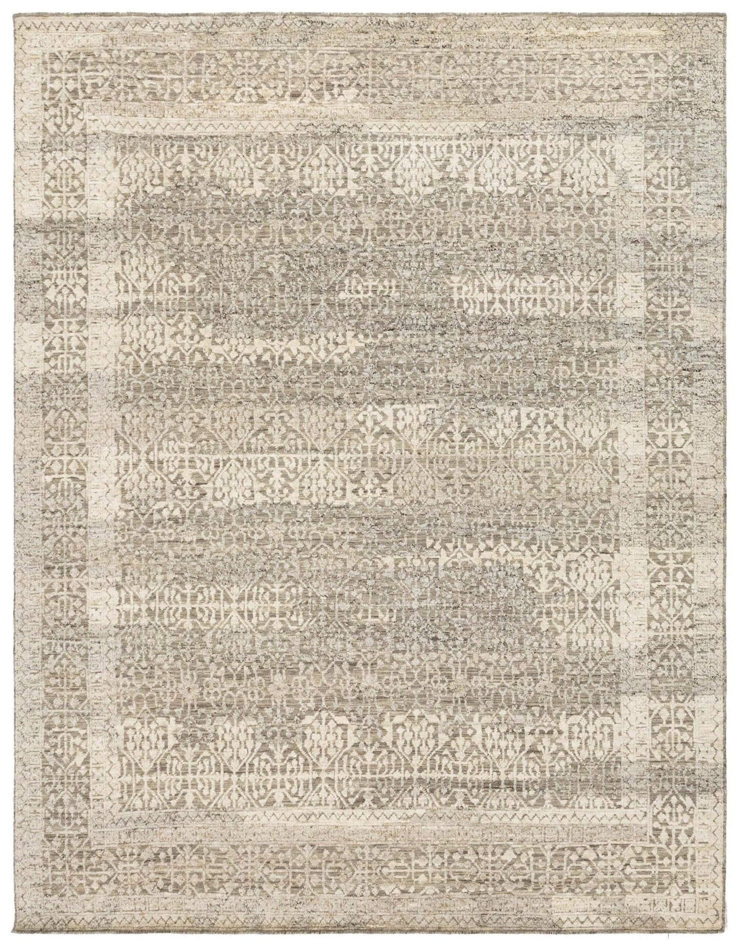 Mamluk High Low Handwoven Transitional Rug
