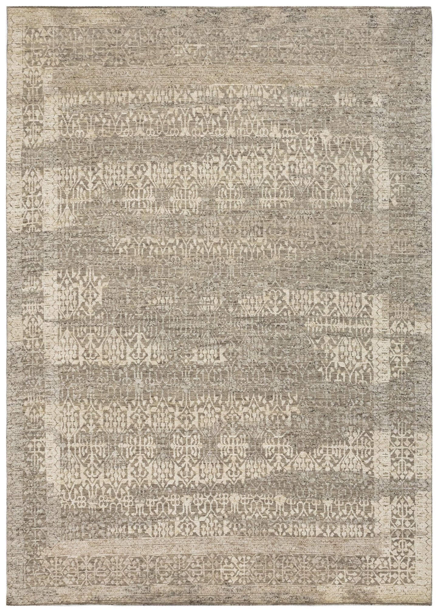 Mamluk High Low Handwoven Transitional Rug
