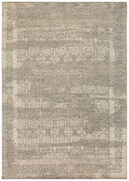 Mamluk High Low Handwoven Transitional Rug