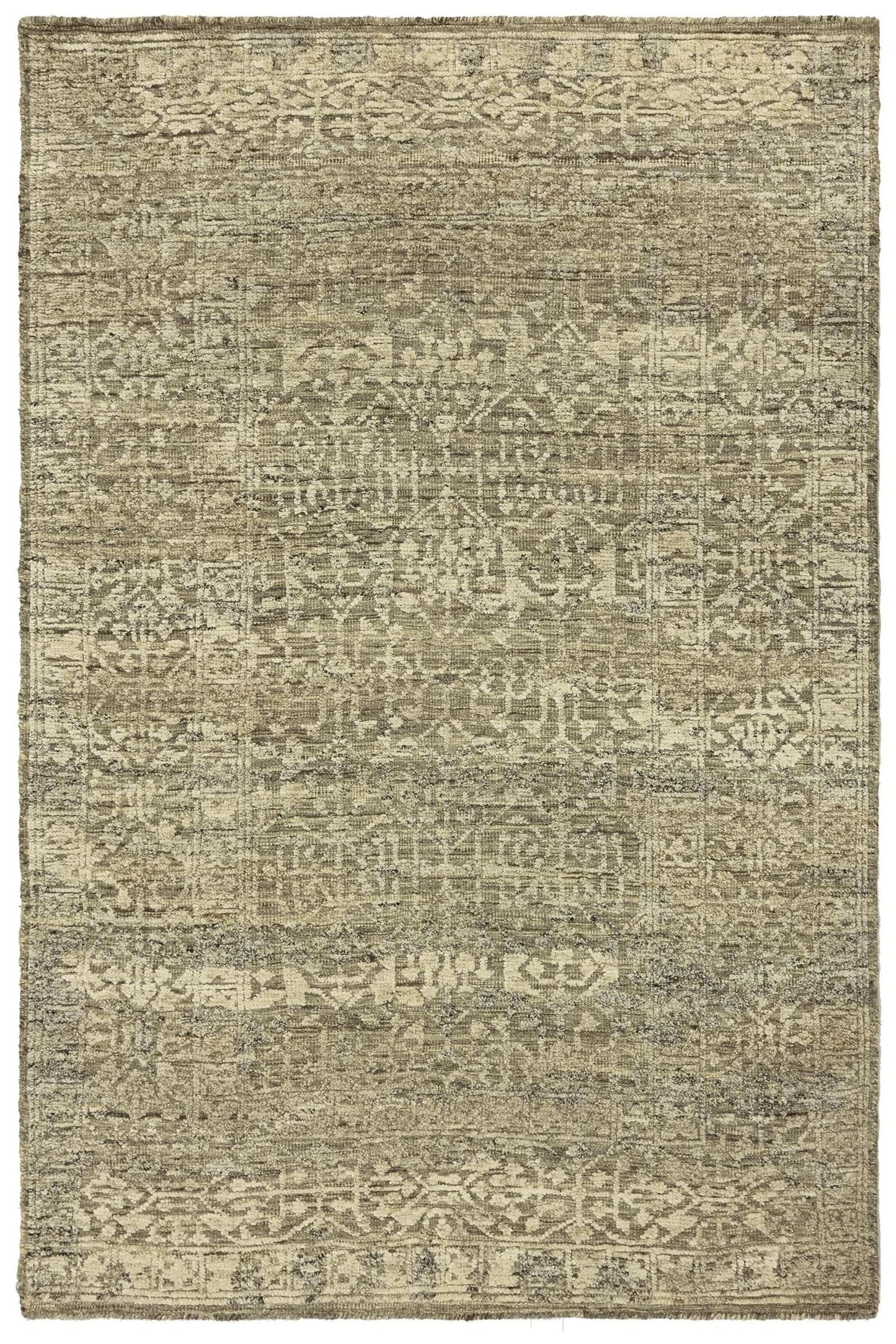 Mamluk High Low Handwoven Transitional Rug