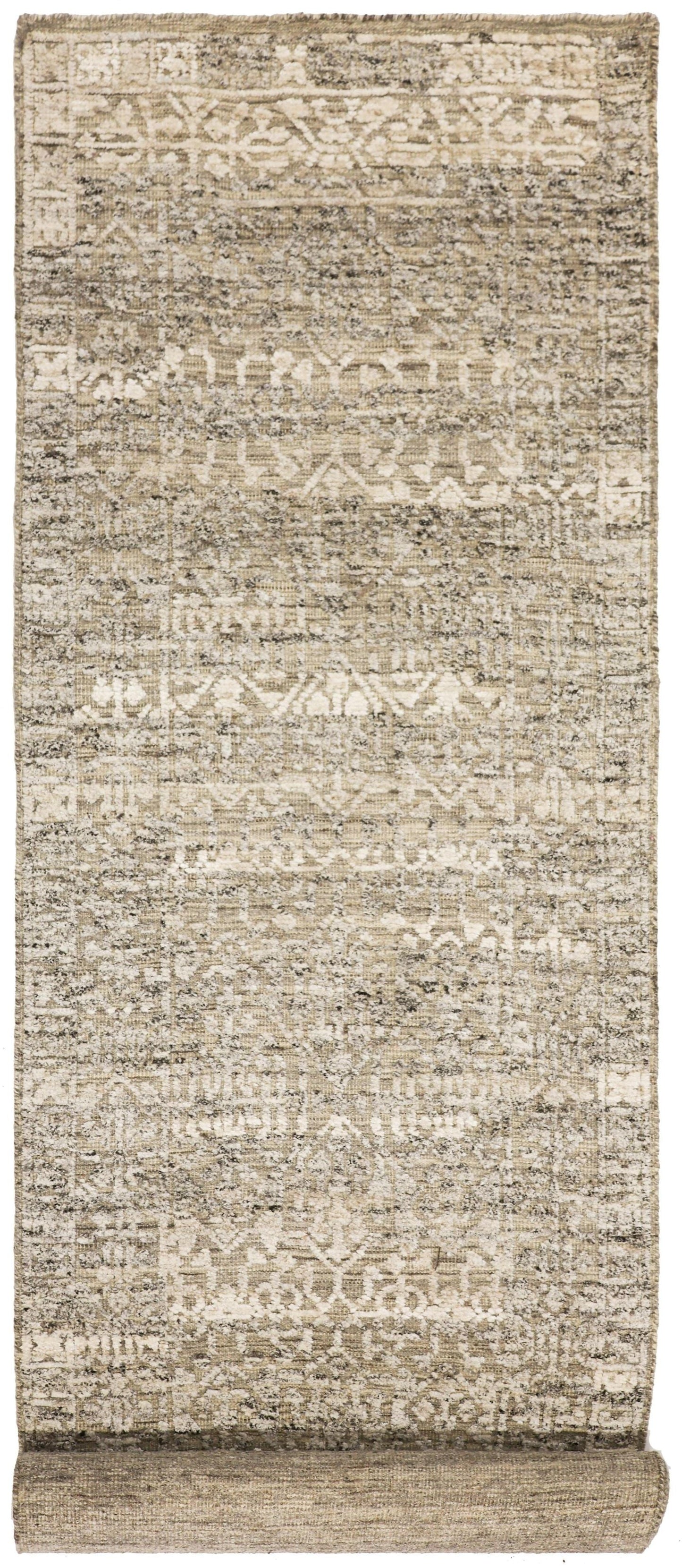 Mamluk High Low Handwoven Transitional Rug