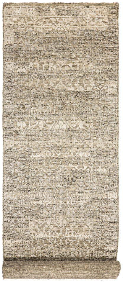 Mamluk High Low Handwoven Transitional Rug